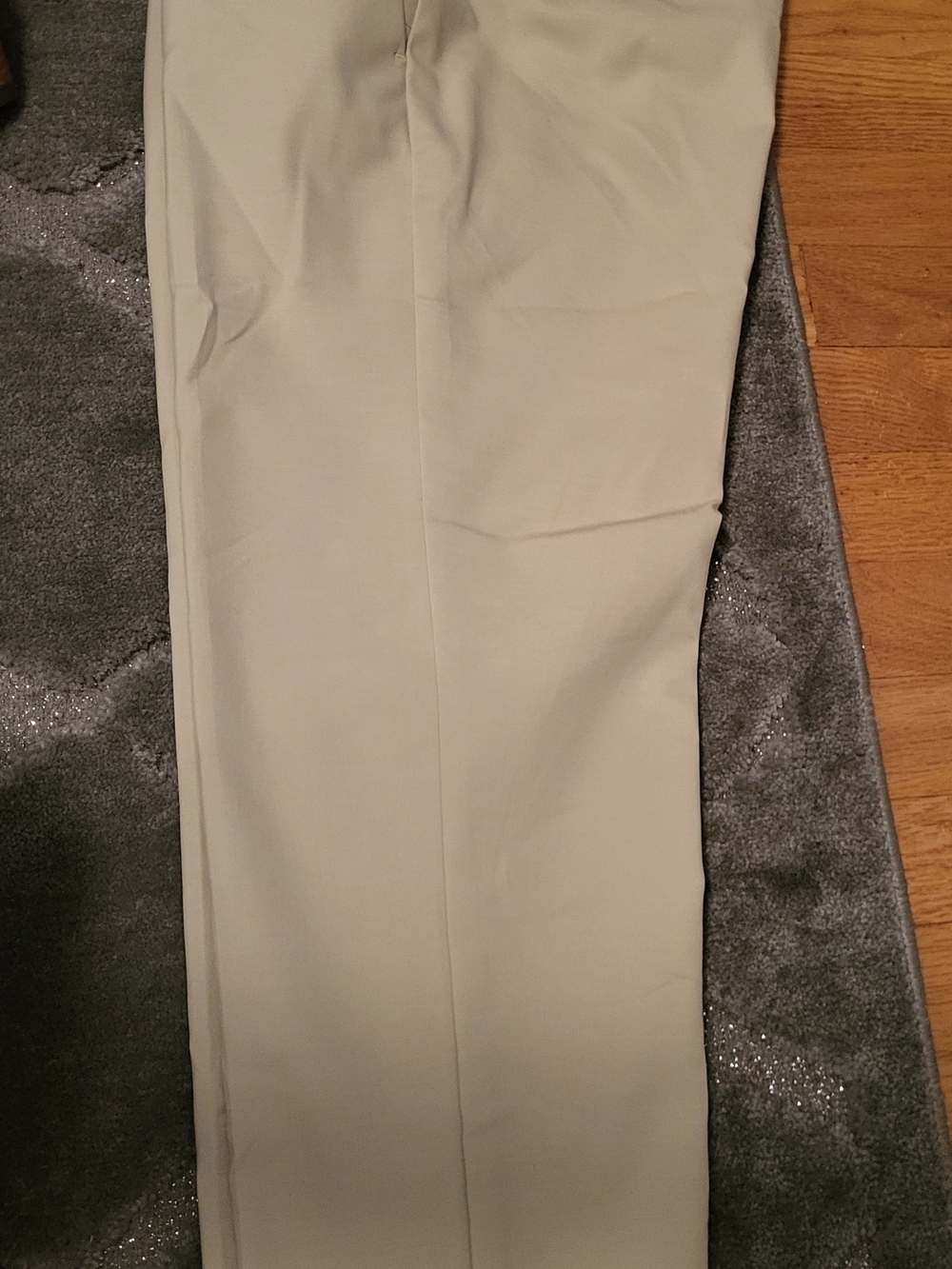 LOFT Womens Dress Pants in Light Khaki Cropped